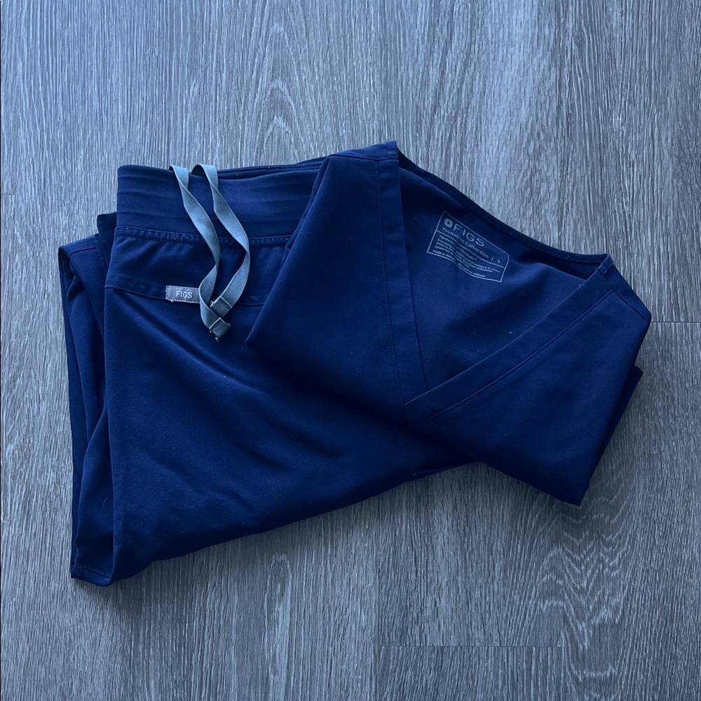 Figs Navy Blue Women's set